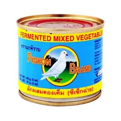 Mix di verdure conservate in salsa di soia - Pigeon Brand 140 g.